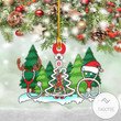 Personalized Stethoscope Reindeer Tree Snowman Nurse Shaped Ornament
