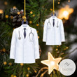 Personalized Doctor Blouse Shirt Shaped Ornament