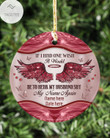 Personalized If I Had One Wish It Would Be To Hear My Dad Say My Name Again Ornament