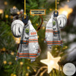 Personalized Firefighter Uniform Shaped Ornament