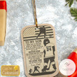 Personalized To My Son You Will Never Lose You Either Win Or Learn Hockey Ornament