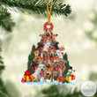 Pitbull Dog Christmas Tree Ornament