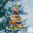 Cattle Moory Christmas Shape Ornament