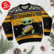 Baby Yoda Pittsburgh Steelers Ugly Christmas Sweater