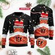 Cincinnati Bengals Santa Claus Custom Ugly Christmas Sweater