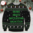 Bears Beets Battlestar Galactica Ugly Sweater
