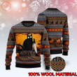 Black Cat What Funny Halloween Sweater