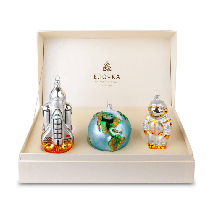 Cosmic - Exclusive handmade Christmas ornaments set in a collector's box