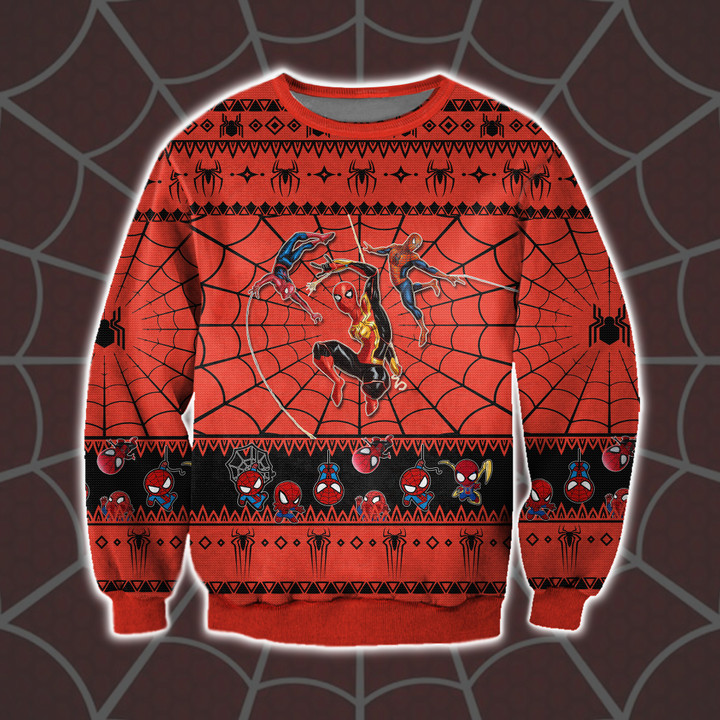 Spider-Man and Silk Ugly Christmas Sweater