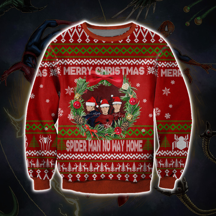 Spider Man No Way Home - MCU Spiderverse Ugly Christmas Sweater
