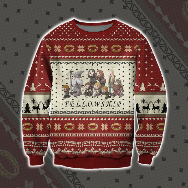 The Fellowship of the Ring Ugly Christmas Sweater