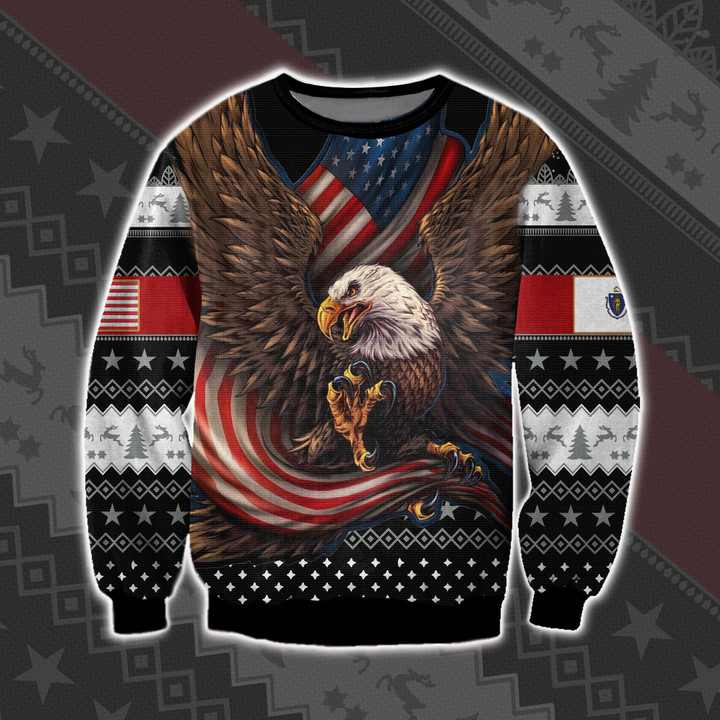 Massachusetts, We the People Are Pissed Off Ugly Christmas Sweater