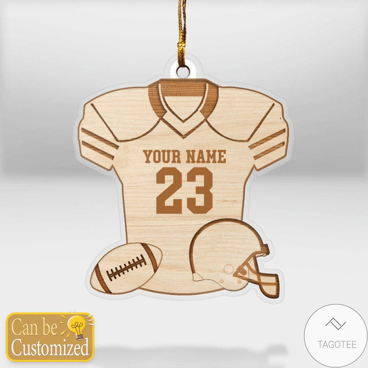 Personalized Baseball Uniform Shaped Ornament