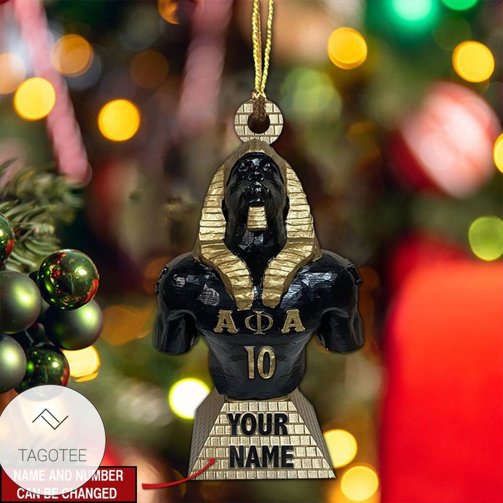 Personalized Egyptian Pyramids Shaped Ornament