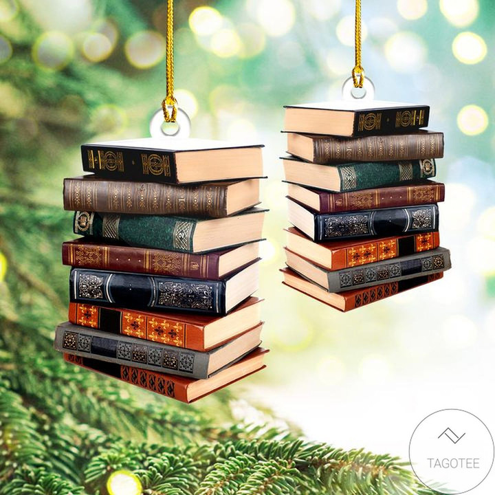 Books Shaped Ornament