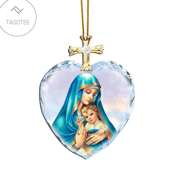 Virgin Mary, Baby Jesus Ornament