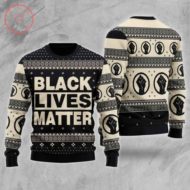 Black Lives Matter Ugly Christmas Sweater