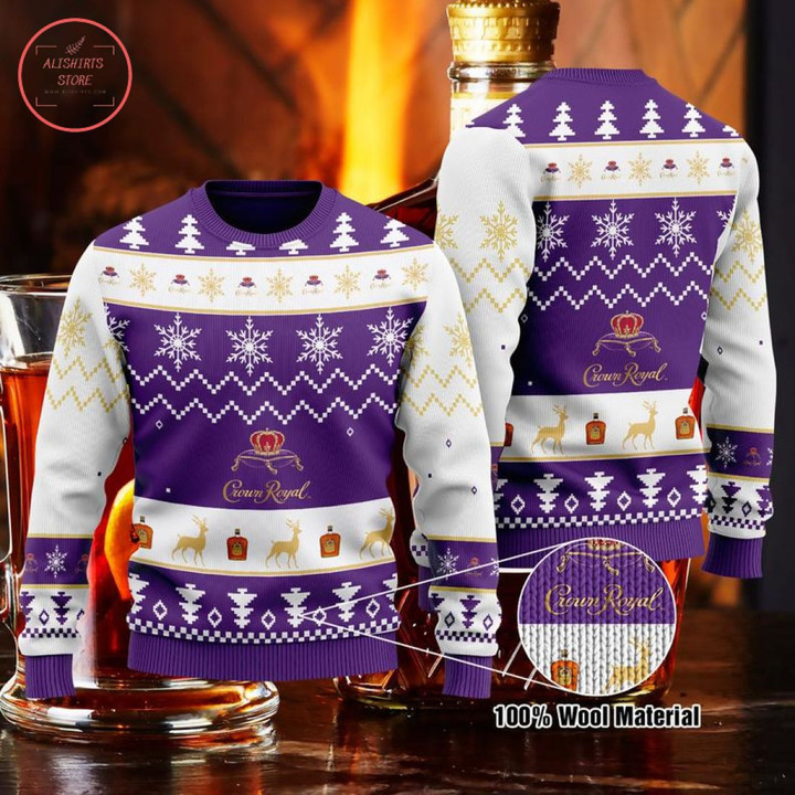 Crown Royal Whisky Christmas Sweater