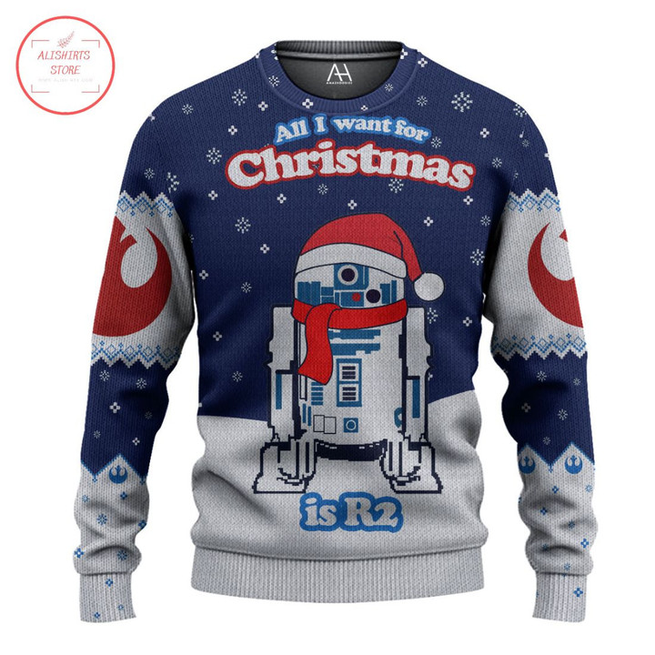 All I Want For Christmas Is R2 Ugly Sweater