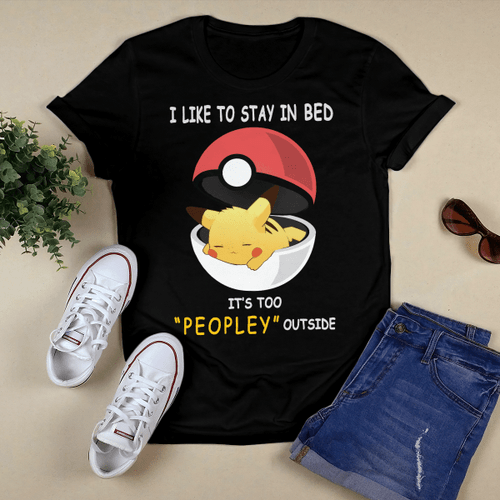 Pikachu in bed
