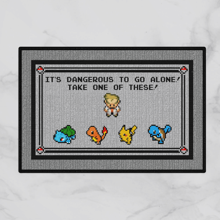 Pokemon x Zelda Doormat