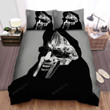 Mf Doom Black & White Mask Art Bed Sheets Spread Comforter Duvet Cover Bedding Sets