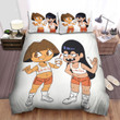 Victor And Valentino Raisins Cheerleading Bed Sheets Spread Duvet Cover Bedding Sets