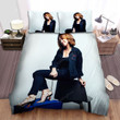 Amanda Shires Blue Background Bed Sheets Spread Comforter Duvet Cover Bedding Sets
