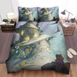 Witch Haunted House Digital Illustration Bed Sheets Spread Duvet Cover Bedding Sets