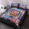 Chicago Cubs V3 Quilt Bed Set