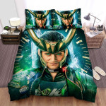 Loki (2021– ) Movie Poster 4 Bed Sheets Spread Comforter Duvet Cover Bedding Sets