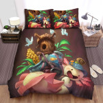 The Wild Animal - The Axolotl On The Way Bed Sheets Spread Duvet Cover Bedding Sets