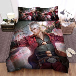 Devil May Cry Dante In A Battle Artwork Bed Sheets Spread Duvet Cover Bedding Sets