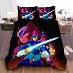 Mega Man & Evil Zero Promo Art Bed Sheets Spread Comforter Duvet Cover Bedding Sets