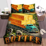 Wisconsin Butter Transportation Bed Sheets Spread Comforter Duvet Cover Bedding Sets