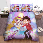 Star Vs. The Forces Of Evil Love Is Cute Bed Sheets Spread Duvet Cover Bedding Sets