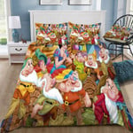 Disney Snow White 17 3D Customized Duvet Cover Bedding Set