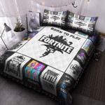 Fortnite Poster Quilt Bed Set