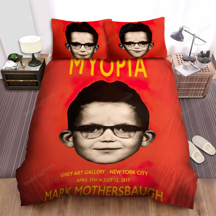 Mark Mothersbaugh Myopia Poster Bed Sheets Spread Comforter Duvet Cover Bedding Sets