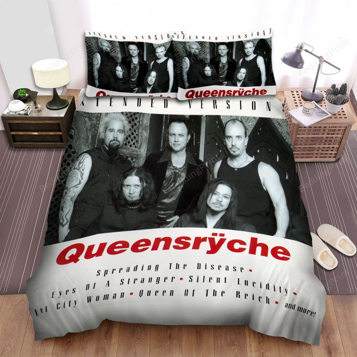 Queensryche Extended Versions Bed Sheets Spread Comforter Duvet Cover Bedding Sets