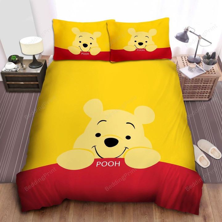 Disney Winnie The Pooh In Cute Bed Sheets Spread Comforter Duvet Cover Bedding Sets