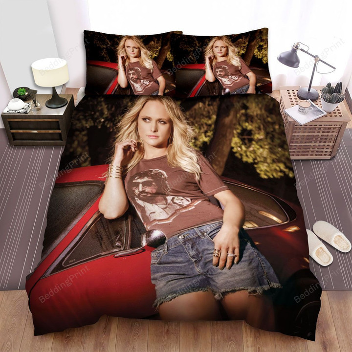 Miranda Lambert Photo With Car Bed Sheets Spread Comforter Duvet Cover Bedding Sets