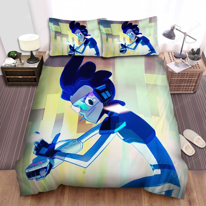 Glitch Techs Five Ready For The Mission Bed Sheets Spread Duvet Cover Bedding Sets