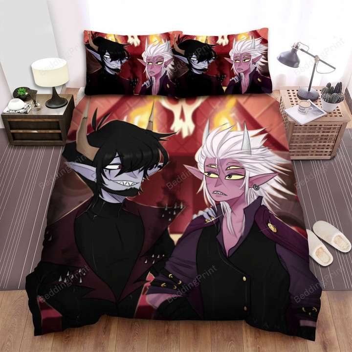 Star Vs. The Forces Of Evil Zeref And Tom Bed Sheets Spread Duvet Cover Bedding Sets