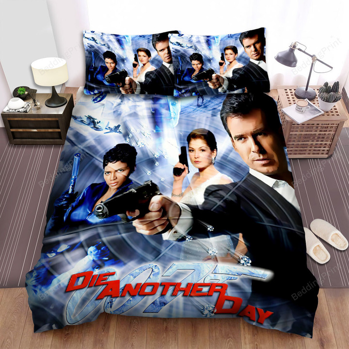 Die Another Day Movie Poster 3 Bed Sheets Spread Comforter Duvet Cover Bedding Sets