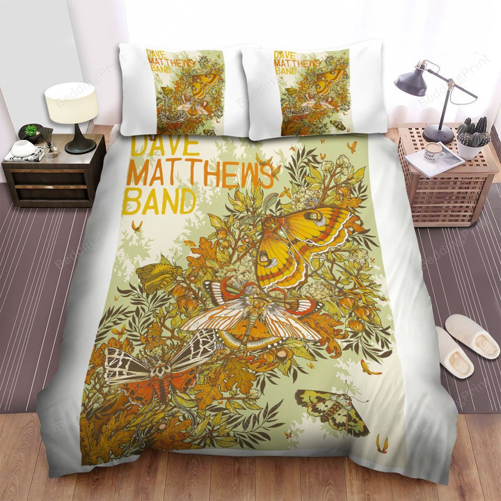 Dave Matthews Butterfly Poster Bed Sheets Spread Comforter Duvet Cover Bedding Sets