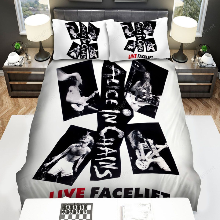 Alice In Chains Live Facelift Bed Sheets Spread Comforter Duvet Cover Bedding Sets