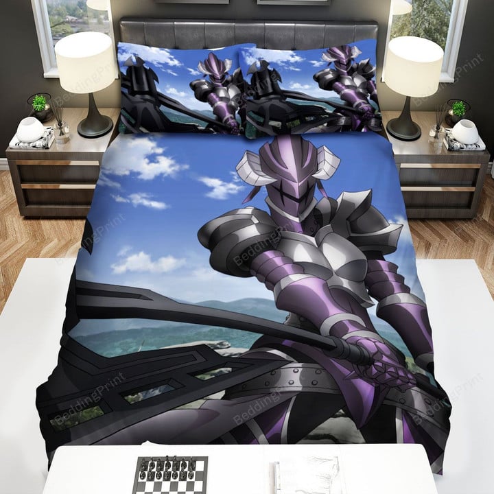 Overlord Albedo Fighting Mode Bed Sheets Spread Comforter Duvet Cover Bedding Sets