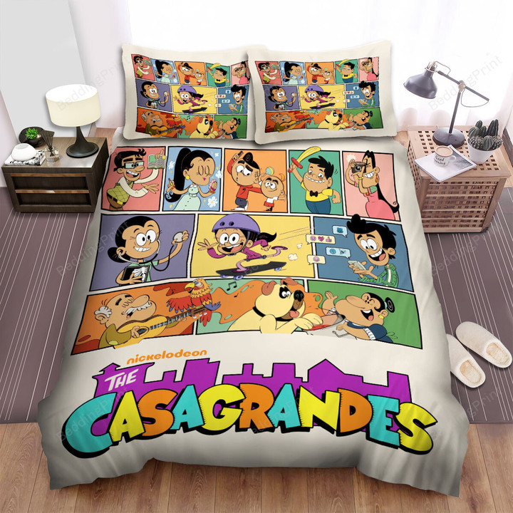 The Casagrandes Members In Many Moments Bed Sheets Spread Duvet Cover Bedding Sets