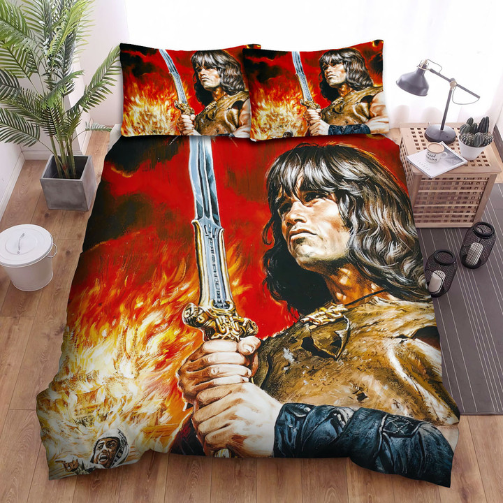 Conan The Barbarian Movie Art 6 Bed Sheets Spread Comforter Duvet Cover Bedding Sets